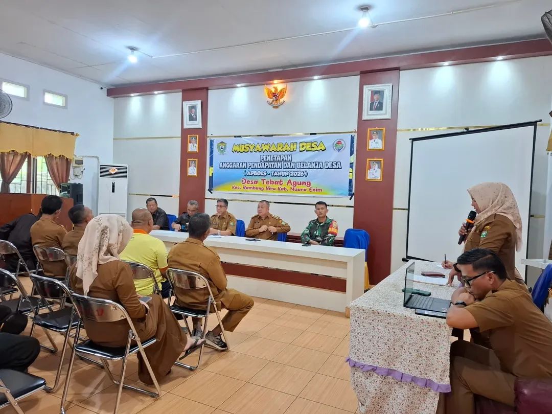 RPJMDes Tebat Agung 2021–2029: Arah Pembangunan Jangka Menengah Desa