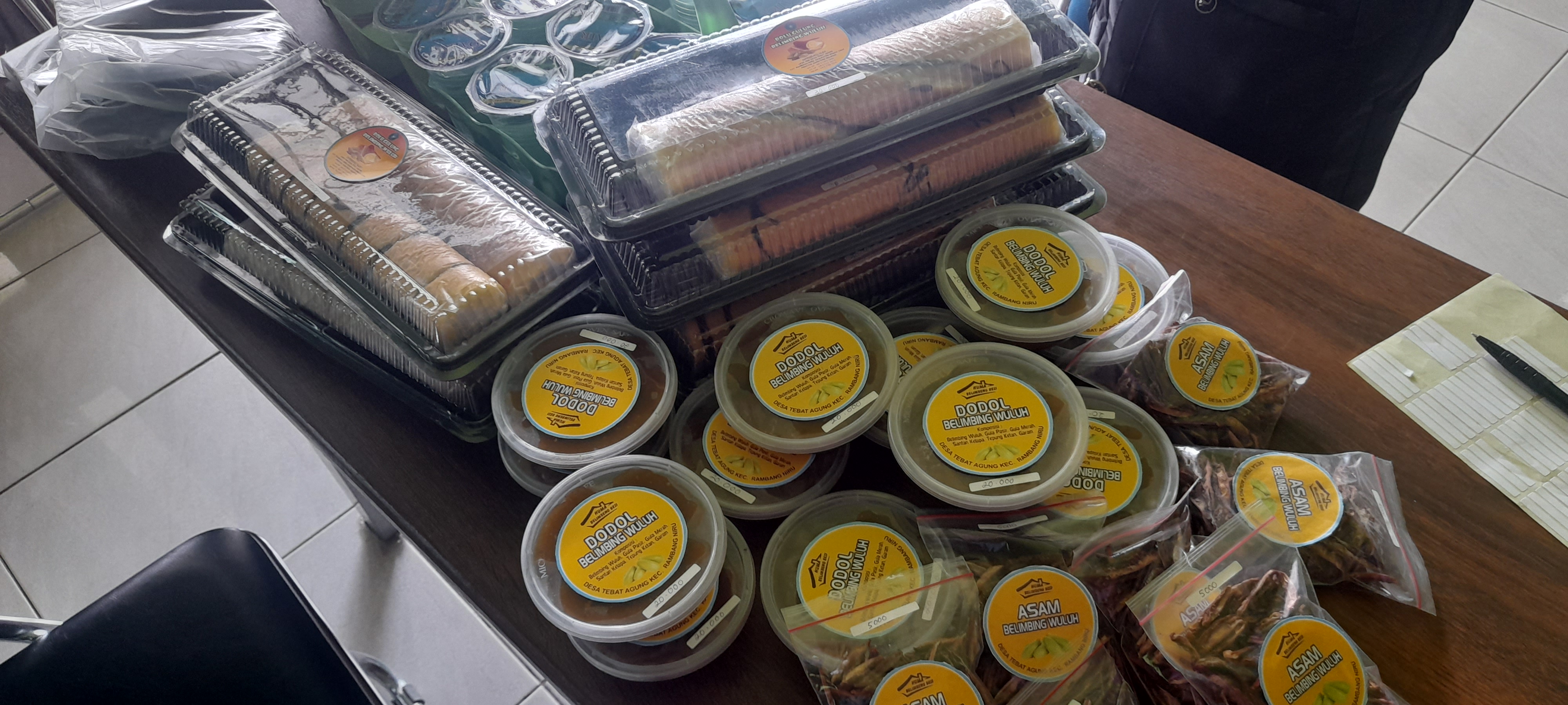 Produk Olahan Desa  Dodol, Sirup, Asam Belimbing Wuluh & Ikan Salai Niru